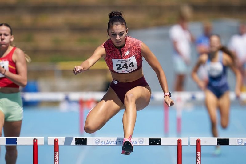 Atlétka Nina Čanecká zo Žiliny sa stala majsterkou Slovenska a postúpila na majstrovstvá sveta
