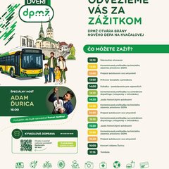 Dopravný podnik mesta Žiliny otvára brány Ukáže zmodernizované depo, dispečing aj koncert Adama Ďuricu