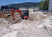 Mestskú dopravu v Žiline ochromil únik plynu, hasiči evakuovali ľudí na Ulici 1. mája