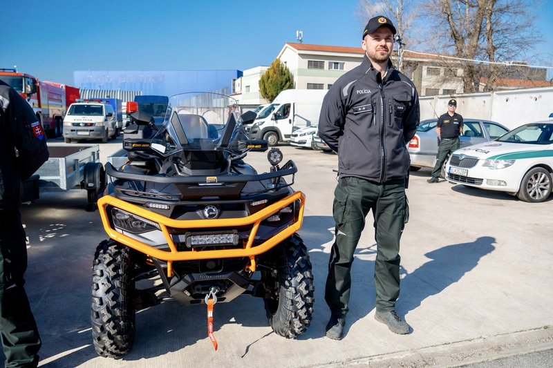 Nové policajné štvorkolky smerujú do Žilinského kraja