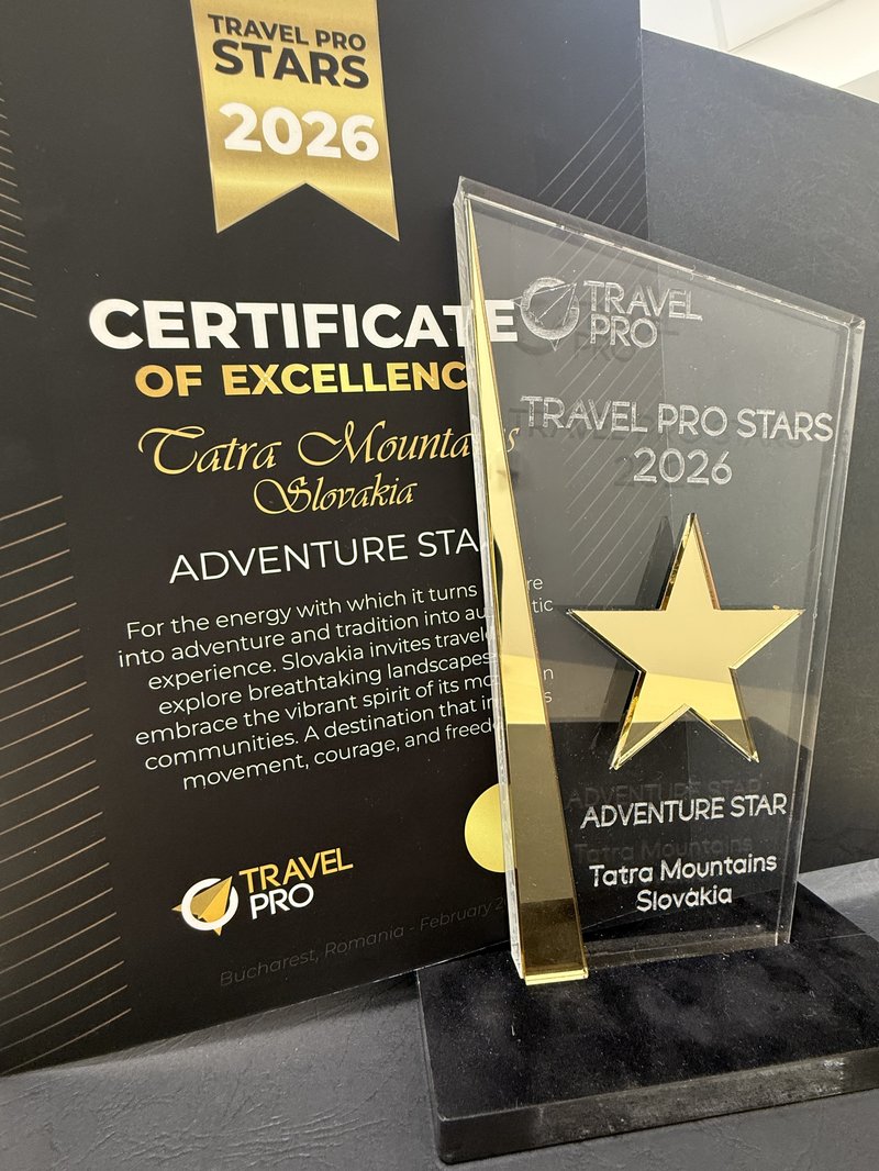 Ocenenie Slovenské Tatry Adventure star