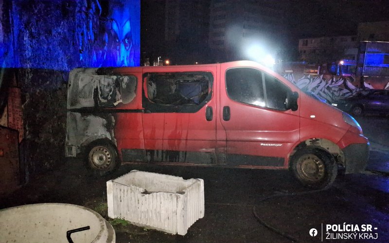 Polícia objasnila nočný požiar auta v Žiline - Kriminalisti obvinili 33-ročného muža