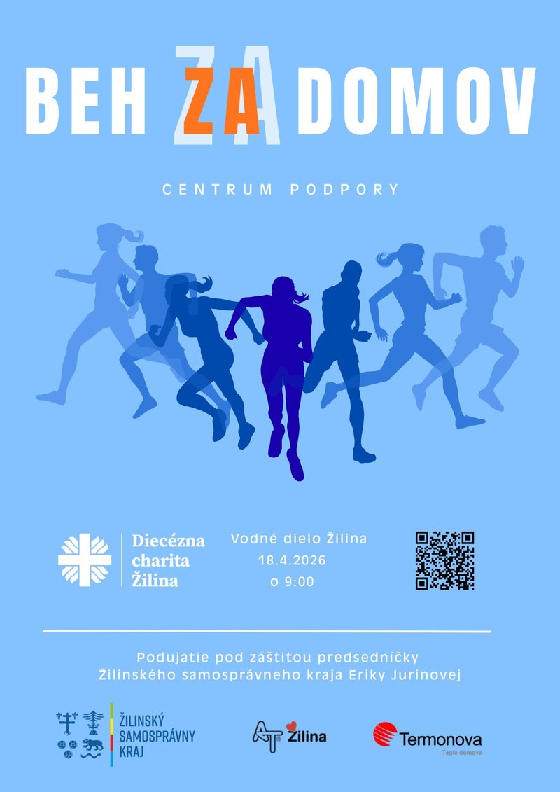 Rozbehajte Žilinu pre dobrú vec - Prihláste sa na „Beh za domov“