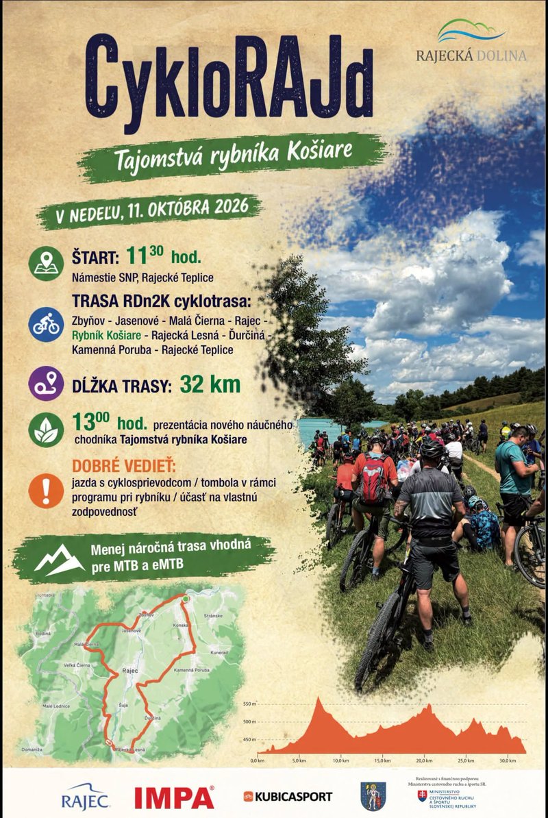 Rybník Košiare v Rajci ožije - Nový náučný chodník prinesie aj cyklojazdu