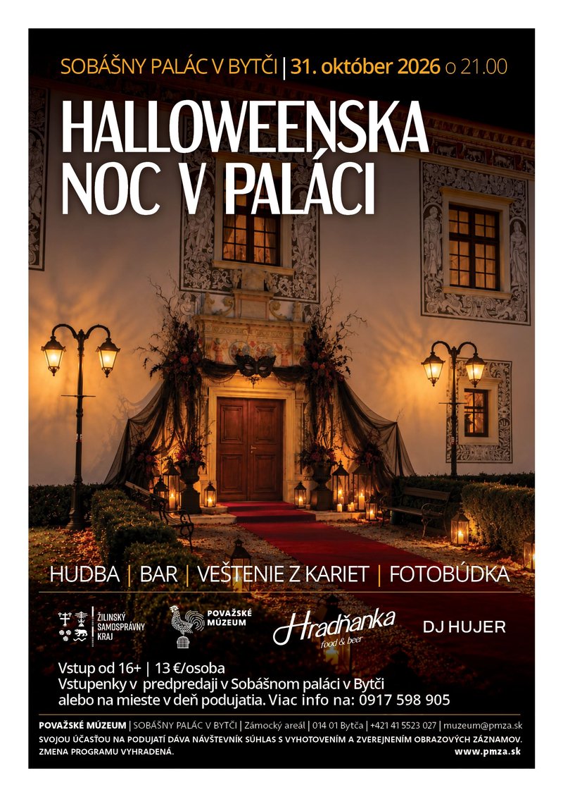 Sobášny palác v Bytči chystá halloweensky program