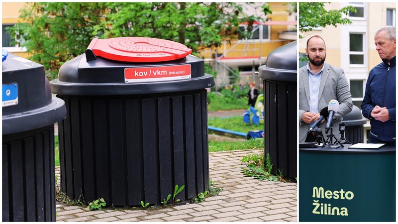 Triedenie komunálneho odpadu na Hajiku