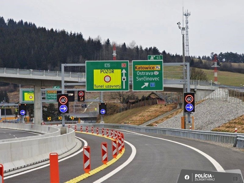 Tunely Svrčinovec a Poľana na mesiac kompletne zatvoria, obmedzenia potrvajú až do jesene