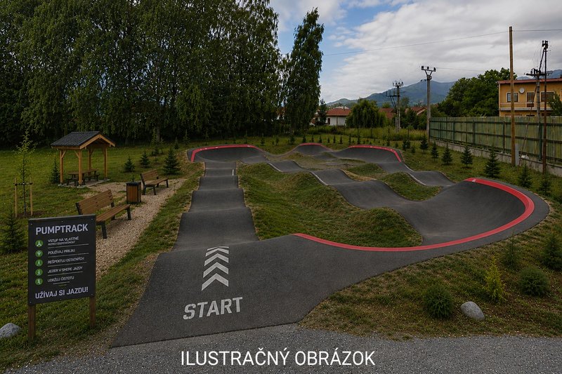 Turany pripravujú projekt nového pumptracku - Športovisko navrhne legenda Filip Polc