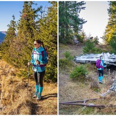 Turistika v Nízkych Tatrách, objavte krasové bralá Ohnišťa a trosky lietadla na vrchu Slemä