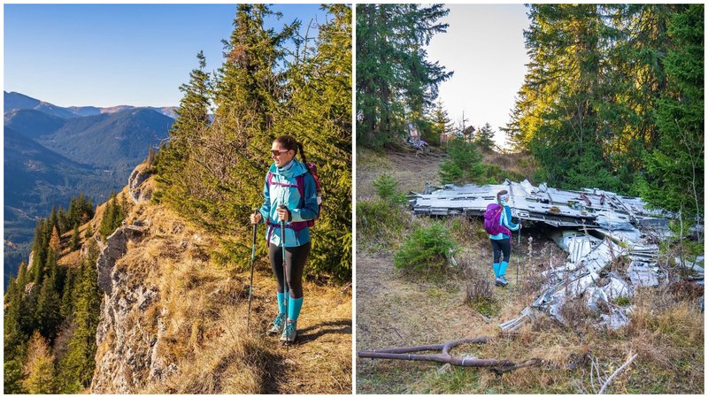 Turistika v Nízkych Tatrách, objavte krasové bralá Ohnišťa a trosky lietadla na vrchu Slemä