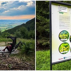 V Ďurčine otvorili nový náučný chodník, láka na výhľadovú lavičku v tvare sokola
