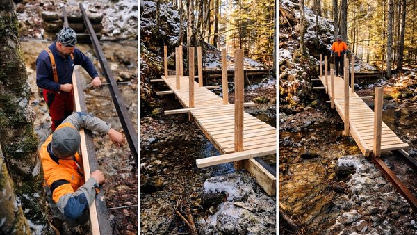 V Juráňovej doline vymieňajú starý most, turistom ho sprístupnia v máji