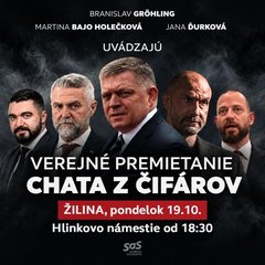 V Žiline na Hlinkovom námestí premietnu nahrávky z chaty v Čifároch
