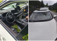 Veterná smršť v Súľove - Padajúci strom zdemoloval auto a zranil ľudí