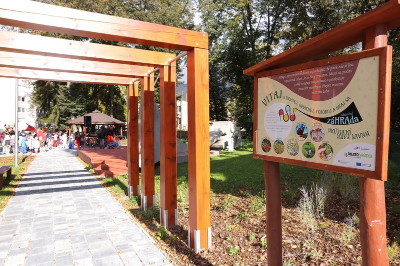 Vrútky otvorili novú Edukačnú záhradu