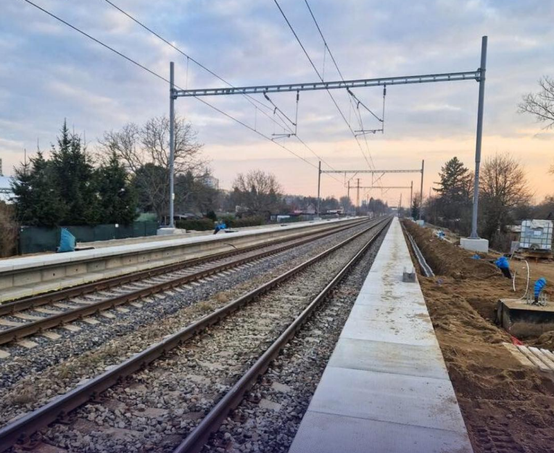 Výstavba železničnej zastávky Martin – Sever napreduje - Pozrite sa, čo je už hotové a prečo sa termín posúva