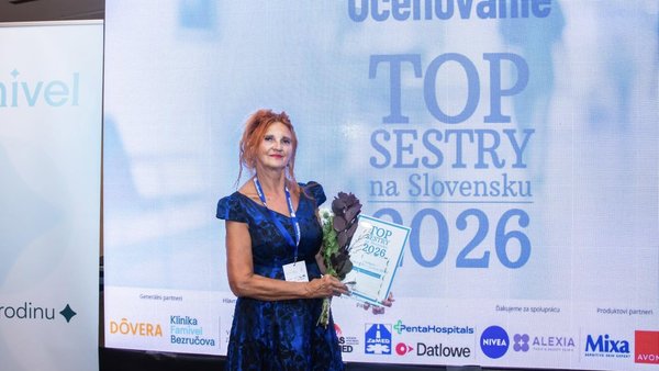 Žilinská vedúca sestra Jarka Mackovčáková si prevzala prestížne celoslovenské ocenenie TOP SESTRA