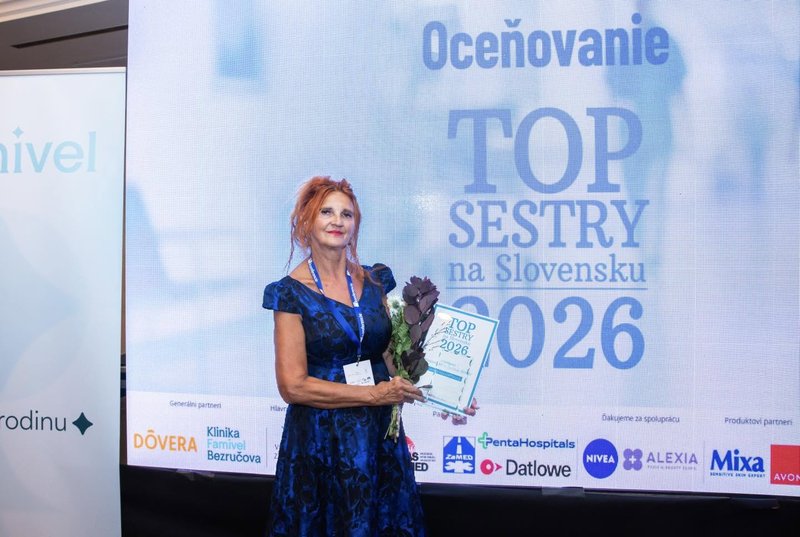 Žilinská vedúca sestra Jarka Mackovčáková si prevzala prestížne celoslovenské ocenenie TOP SESTRA
