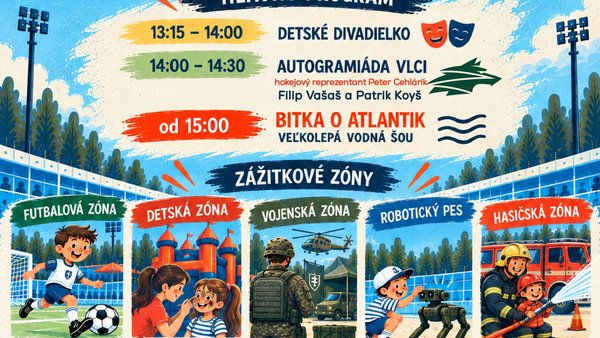 Žilinské mestské kúpalisko hostí rodinné podujatie Bitka o Atlantik, lákadlom je vodná šou aj známi športovci